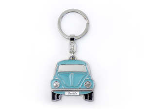 VW Beetle Key Ring - Blue