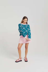 Rosie Jumper - Teal Candy