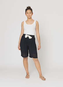 Ford Shorts - Black Linen