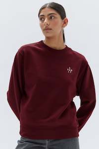 Stacked Logo Fleece - Syrah