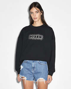 Clothing: Sott Burst Boxy Crew Jet Black