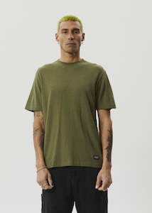 Clothing: Classic Hemp Retro T_Shirt - Military