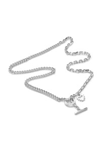 Clothing: T-Bar Halo Necklace