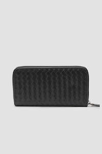 Woven Wallet Large - Black