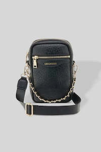 Frankie Phone Crossbody Bag - Black