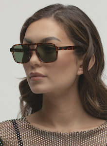 Kiki Sunglasses - Tort/Green