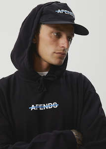 Clothing: Liquid Recycled Pull On Hood - Black