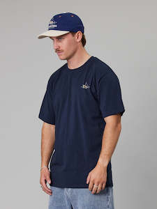 Chilled Angler Tee - Navy