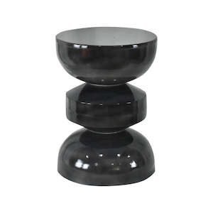 Mykonos Stool 1 -Charcoal/Black