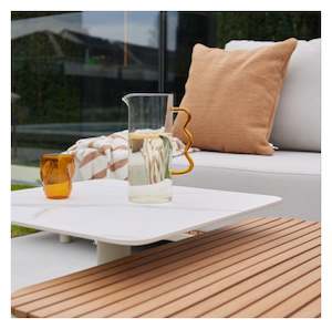 Dawn Outdoor Stone Table - Marble Look