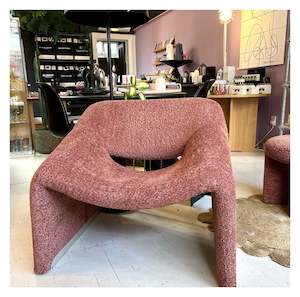 Furniture: Boucle Chair - Rose