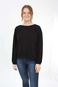 Harper Top Merino - Black - Pre Order