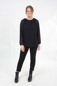 Eva Top - Navy - Pre Order