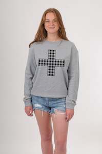 Crew - Gingham Cross Print - Pre Order 2 - 3 Weeks