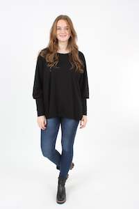 Alexa Top - Merino - Black - pre order