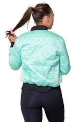 Reversible Mint Bomber Jacket