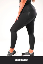 Mana Puhoro Leggings in Black