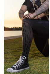 Black Kneehigh Tamoko Leggings COMING SOON!