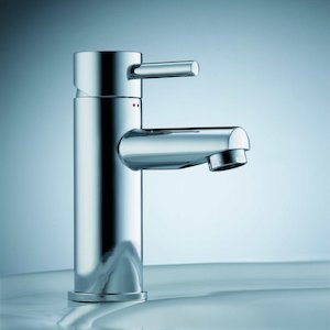 Tapware: Basin Mixer with Pop-up Waste- Geometry Series