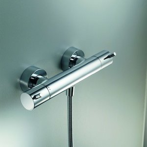 Tapware: Exposed Thermostatic Shower Mixer - Geometry Series