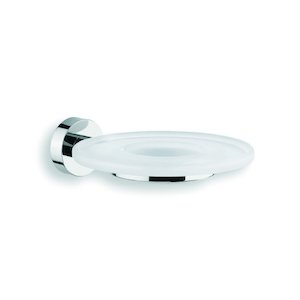 Satin Glass Soap Dish and Holder - Baketo Series