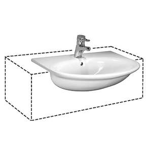 Sem-Recessed Basin 60cm - Gallery Series