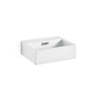 Compact Ceramic Square Basin, 42cm