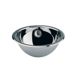 Stainless Steel Drop-in Basin, Flat Edge, Ø 280mm