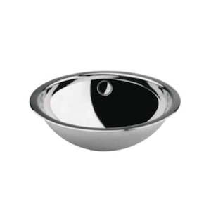 Stainless Steel Drop-in Basin, Rounded Edge, Ø 390mm