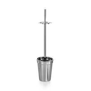 Toilet Brush Holder - Vase & Flower