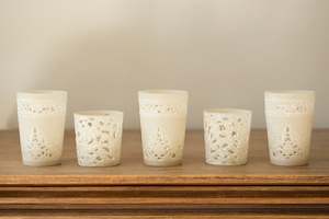 Votives Faux Ivory