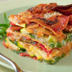 Pre-prepared meals: Vegetable Lasagne