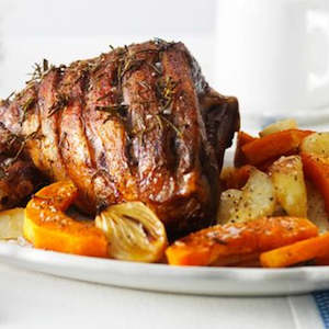 Roast Lamb Dinner Size