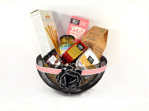 Cheese & Accompaniment Gift Basket