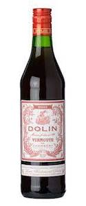 Wine and spirit merchandising: Doulin Red Vermouth de Chambery, 750ml