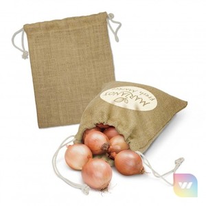 115070 – Jute Produce Bag – Medium Waikato Printing Company