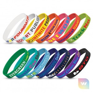 104485 – Silicone Wrist Band – Indent Waikato Printing Company