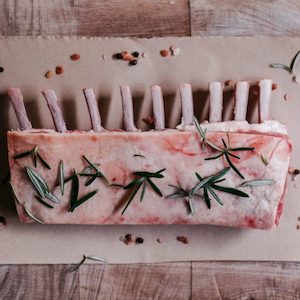 Lamb Rack - Cap On (8 Rib Approx 500gm) - Waipawa Butchery