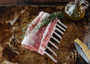 Lamb Rack - Premium (8 Ribs Approx 400gm) - Waipawa Butchery