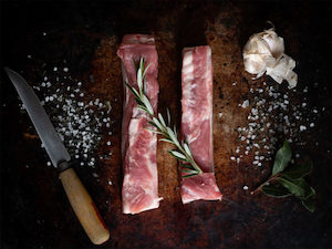 Pork Belly Slices (500gm) - Waipawa Butchery