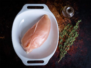 Skinless Boneless Chicken Breasts (500gm) - Waipawa Butchery