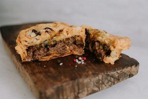 Butchery: Beef, Caramelised Onion and Blue Cheese Pie - Large Family - Waipawa Butchery