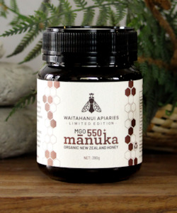 550+MGO Certified Organic Raw Manuka Honey