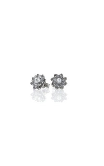 Jewellery: Meadowlark Protea stud earrings from Walker and Hall Jeweller - Walker & Hall