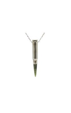 Nick Von K Pounamu Bullet pendant from Walker and Hall Jeweller - Walker & Hall