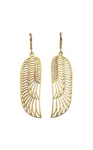 Zoe & Morgan 9ct Isis Wing earrings from Walker and Hall Jeweller - Walker & Hall