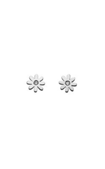 Sterling silver Karen Walker daisy earrings from Walker and Hall Jeweller - Walk…