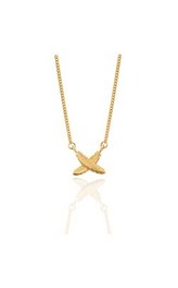 Boh Runga gold feather kisses pendant from Walker and Hall Jeweller - Walker & Hall