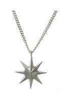 Jewellery: Zoe & Morgan Spike burst necklace - sterling silver from Walker and Hall Jeweller - Walker & Hall