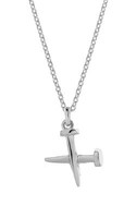 Meadowlark Crossed nail charm necklace from Walker and Hall Jeweller - Walker & Hall